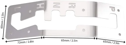 Vista 3 de KEMIMOTO Placa de cambio X3, compatible con Can-Am Maverick X3 y MAX 2017-2024, acero inoxidable brillante