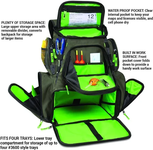 Vista 2 de Mochila grande multiuso 3606 de Wild River, Beige, talla única