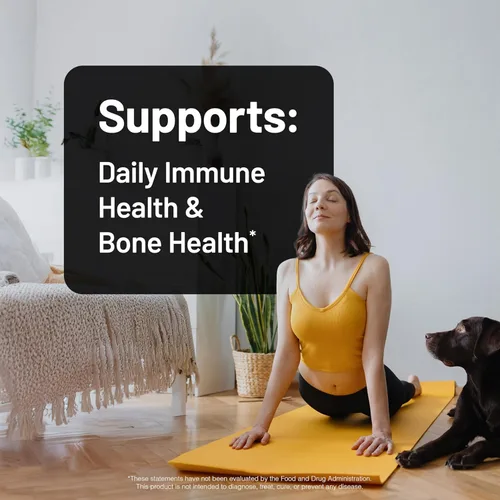 Vista 7 de NatureWise Vitamina D3 10,000 UI más K2 (MK-7) 200 mcg con aceite de coco orgánico extra virgen - Apoya la absorción de calcio, la salud