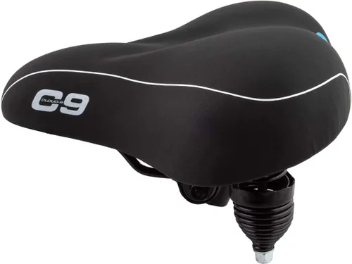 Vista 3 de Sunlite Cloud-9 - Sillín de bicicleta con suspensión Cruiser, gel Cruiser, tricolor negro