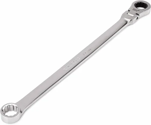 Vista 22 de TEKTON Llave de extremo de caja de trinquete de 1/2 x 9/16 pulgadas de largo con cabeza flexible de 12 puntos WRB36313