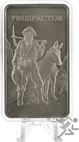 Vista 3 de Soporte para cápsulas Air-Tite de ajuste directo de barra de plata de 10 oz Cantidad: 2