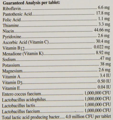 Vista 3 de OASIS #80070 Alive and Well, Stress Preventative & Pro-Biotic Tablets for Birds, blanco, 1 unidad (paquete de 1)