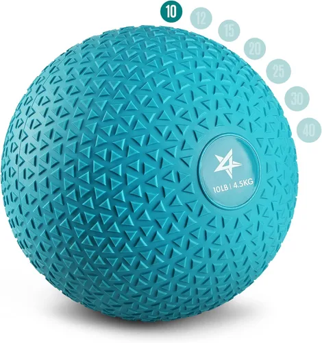 Vista 25 de Yes4All Slam Balls, 10-40lb Weighted Ball Weight, Durable PVC Sand Filled Workout Dynamic Slam Ball for Core Strengthen