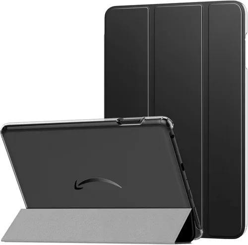 Vista 29 de MoKo Funda para tablet Yaxa Kindle Fire HD 8 y 8 Plus (12/10ª generación, 2024/2022/2020) de 8 pulgadas, funda de piel sintética con triple