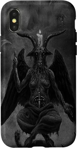 Vista 5 de Funda Satanic Goat Baphomet Occult Pagan Black Magic Goth Lucifer para iPhone 16