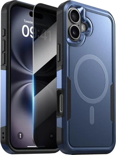 Vista 42 de Diaclara Funda diseñada para iPhone 13 Pro Max, [con protector de pantalla de privacidad] [antiespía] [protección contra caídas de grado militar]