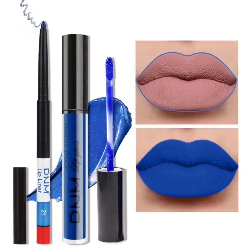 Vista 34 de evpct Juego de 3 lápices labiales líquidos mate de color oscuro rojo verde esmeralda, set de maquillaje de 24 horas de larga duración, impermeable
