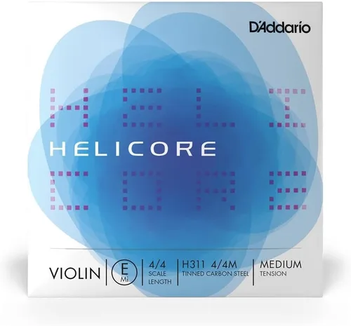 Vista 9 de D'Addario Helicore - Cuerda de violín de 4/4 de tamaño – Cuerda de titanio herida D – H313 4/4H – Cuerda en D solamente – Tensión pesada