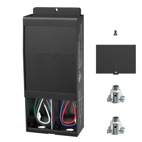 EMITEVER Controlador LED regulable, fuente de alimentación Triac de 60 W 24 V, transformador LED de CA a CC para luz LED, compatible con atenuador