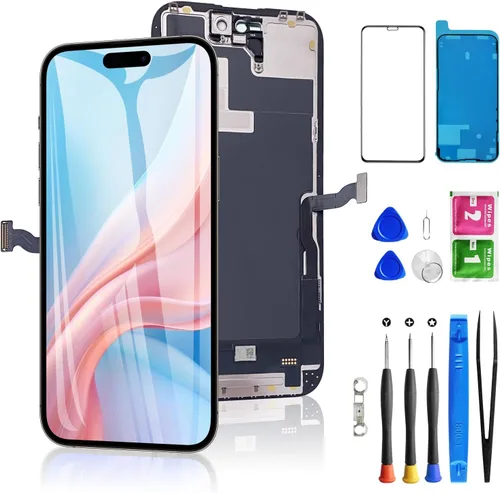 Vista 27 de Reemplazo de pantalla para iPhone 7 Plus de 5.5 pulgadas, color blanco, reemplazo del digitizador de pantalla LCD táctil Diykitpl 3D para A1661