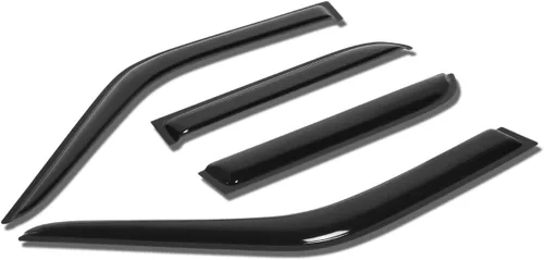 Vista 21 de Auto Dynasty 4 protectores de lluvia con cinta adhesiva para ventana, compatible con Echo 2000-2005 de 4 puertas, protectores de lluvia, deflector