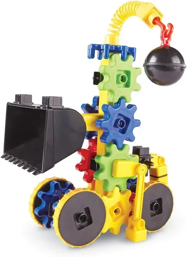 Vista 6 de Learning Resources Gears WreckerGears, actividades STEM, habilidades motoras finas, kit de explorador para niños pequeños, ciencia y construcción
