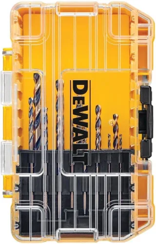 Vista 5 de DEWALT Juego de brocas de óxido negro con punta piloto, 13 piezas (DW1163)