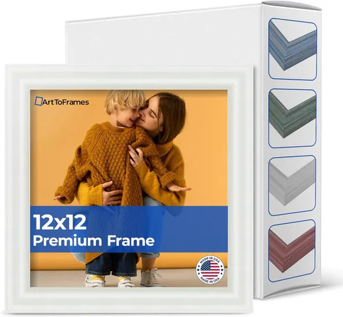 Vista 104 de Marco profundo de madera vincapervinca para fotografía 1.5 pulgadas de ancho.