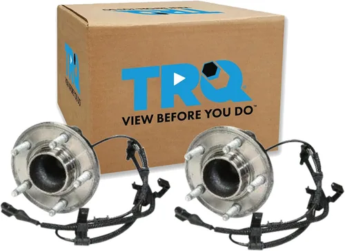 Vista 53 de TRQ Conjunto de rodamiento y cubo de rueda delantera de 2 piezas compatible con Chevrolet Trailblazer 02-09, Trailblazer EXT 02-06, GMC Envoy 02-09