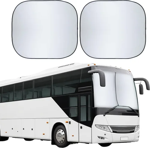 Vista 15 de Parasol para parabrisas Tesla para los modelos 3 e Y, tamaño (37 x 28 pulgadas), parasol reflectante premium 240T, protector térmico, protección UV