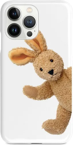 Vista 9 de Inspired Cases - Funda protectora a prueba de golpes para iPhone Xs Max - Funda protectora con textura 3D para Apple iPhone Xs Max - Conejo