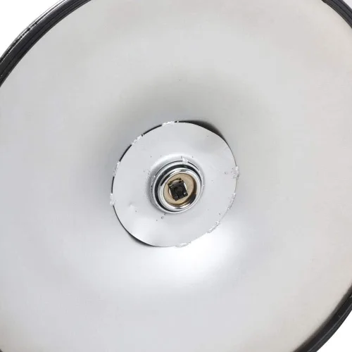 Vista 7 de Yaheetech Mesa de bar con parte superior de MDF color negro y base de patas color plateado, ajustable, capacidad de 66 libras., Negro