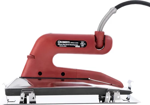 Vista 7 de Roberts 10-282G-2 Deluxe Heat Bond - Plancha para alfombras con base acanalada antiadherente, color rojo
