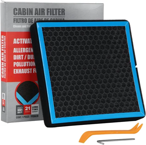 CF10134 - Filtro de aire de cabina con caebón activado con cáscara de nuez compatible con Honda Accord Civic CR-V Odyssey Pilot Ridgeline Acura CSX