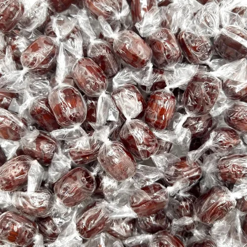 Root Beer Barrels - Caramelo duro | Bolsa de 1 libra – Aprox. 75 unidades | Caramelo antiguo | Caramelo a granel envuelto individualmente | Rootbeer