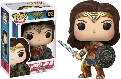 Funko POP DC Comics Figura de acción de juguete, de la película de la Mujer Maravilla, Estándar, Mujer maravilla