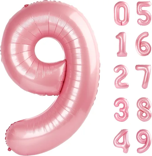 Vista 165 de Globos con números con estampado de vaca, globos de 40 pulgadas del número 0-9 (cero-nueve), globo de vaca para suministros de fiesta de cumpleaños