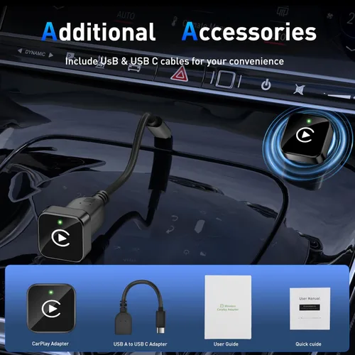 Vista 8 de Adaptador inalámbrico CarPlay - Blanco