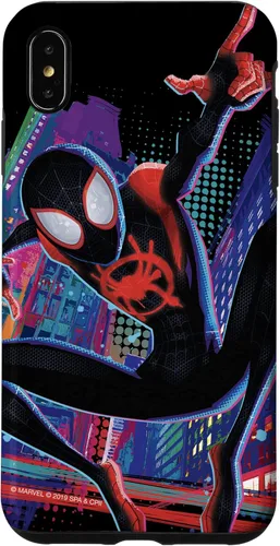 Vista 11 de Marvel Spider-Man Into The Spider-Verse Miles Morales City - Carcasa para iPhone 17