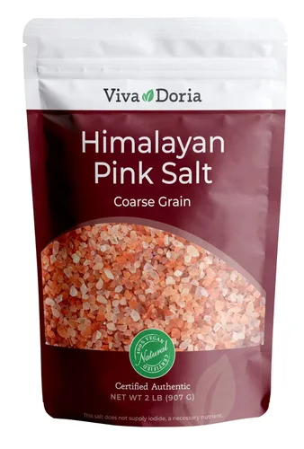 Sal gruesa de mar cristalina himalaya de color rosa