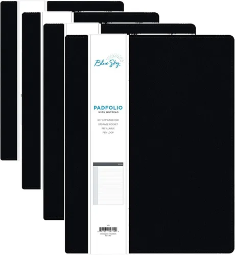 Vista 7 de Blue Sky Padfolio profesional: Cartera completa y organizador de documentos