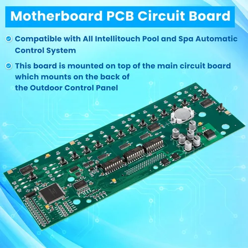 Vista 2 de E-cowlboy 520287 Controlador universal para exteriores, placa de circuito de placa base, reemplazo de PCB para todos los intellitouch piscina y spa