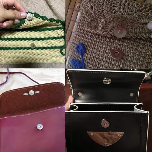 Vista 3 de MYUBWTF Juego de 20 broches magnéticos con cierre de botón, cierre magnético de 3/4 pulgadas, kit de repuesto de botón magnético para costura