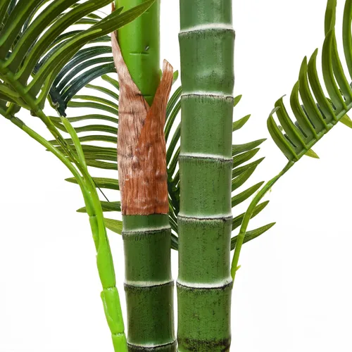 Vista 4 de Verel 5FT Artificial Fake Palm Tree Plants for Outdoor - Tall Large Faux Areca Palm Plant Trees for Indoor Home Decor, Artificial Palm Tree