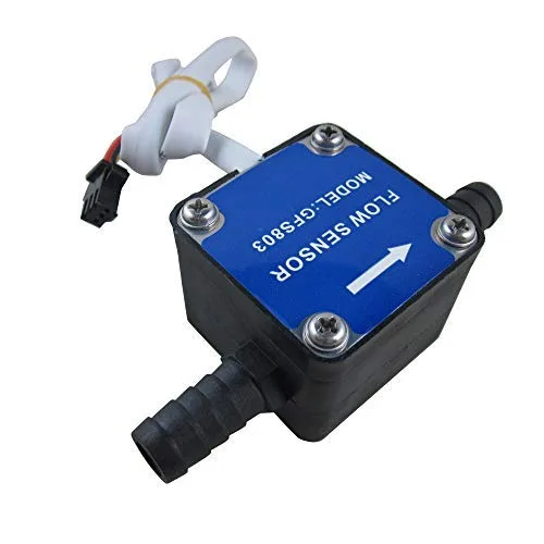 Vista 5 de DIGITEN Medidor de control de flujo de agua con pantalla LCD, controlador cuantitativo de líquidos + medidor de flujo de combustible G3/8 pulgadas