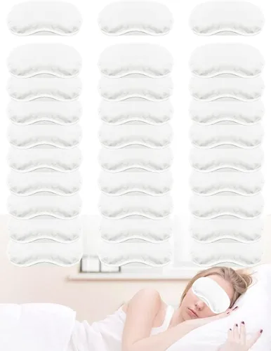 Máscara de ojos para dormir, paquete de 30 máscaras para dormir de PorsMing con los ojos vendados, juegos de construcción de equipos, fiesta con