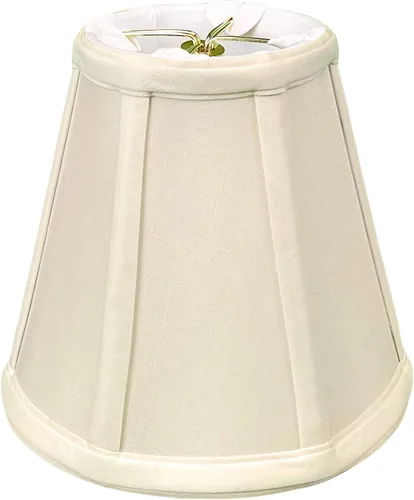 Vista 162 de Royal Designs, Inc. BS-707FC-6AGL Deep Empire Basic - Pantalla para lámpara con clip de llama, 3.5 x 6 x 5.75 pulgadas, color dorado antiguo