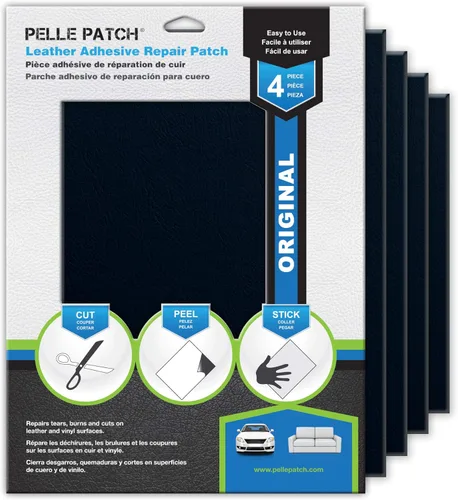 Vista 52 de Pelle Patch - Parche de reparación de cuero y vinilo - 25 colores disponibles - Original 4x60 - Beige