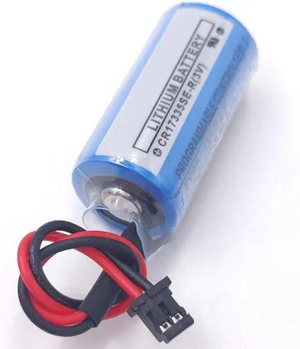 Vista 4 de 20PCS Q6BAT CR17335SE-R 3V 1800mAh Lithium Battery Replacement Battery for Q25PRHCPU Q170HBATC QNS FANUC System
