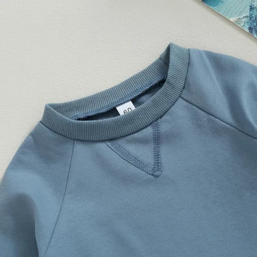 Vista 5 de Sudadera de gran tamaño para bebé, niña, niño, suéter de manga larga, con burbujas