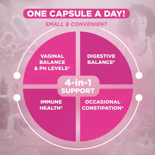 Vista 3 de Vital Planet - Probióticos Vital Flora para mujeres, 60 mil millones de UFC, diversas cepas, probiótico diario estable con prebióticos orgánicos