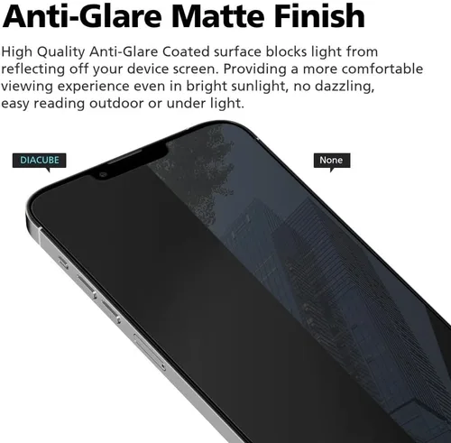 Vista 2 de [3+3] Protector de pantalla mate antideslumbrante para Samsung Galaxy Z Fold 5, paquete de 3 protectores de pantalla mate antideslumbrantes + 3