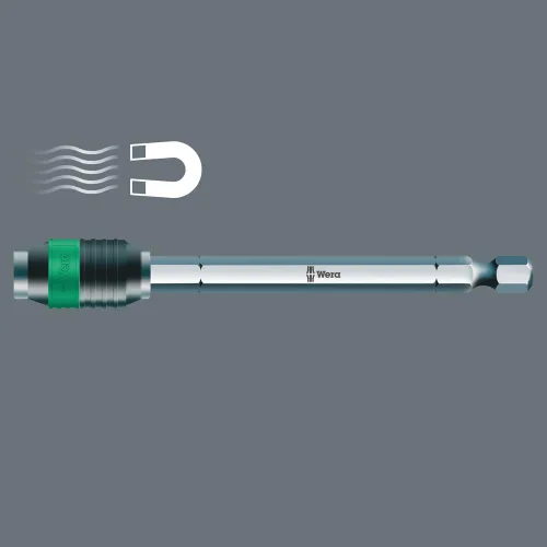 Vista 2 de Wera - WER052504 Hexágono 889/4 R Rapidaptor estándar, soporte universal para brocas 1/4