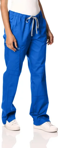 Vista 16 de WonderWink, pantalones elásticos resistentes para mujer de Wonderwork, talla petite plus Negro