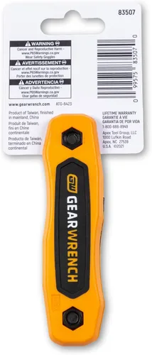 Vista 4 de GEARWRENCH 83507 Juego de llaves hexagonales plegables Torx a prueba de manipulaciones de 8 piezas