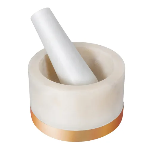 Vista 9 de Mortero y mortero, hecho de piedra dura pulida resistente, molinillo de piedra natural para especias, pastas, hierbas, condimentos, etc.