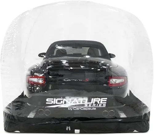 Vista 5 de CarCapsule - CarCapsule interior de la serie Signature de 16 pies con suelo blasonado de carretera incluye Intellicharger