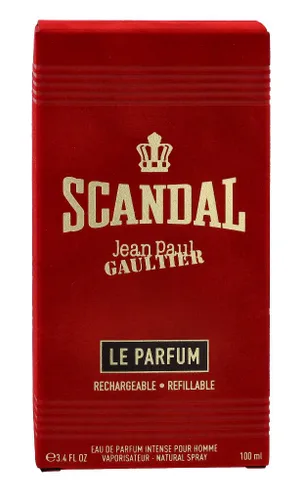 Vista 3 de Jean Paul Gaultier Scandal Le Eau de Parfum Intenso Recargable en Aerosol para Hombre, 3.4 Onzas