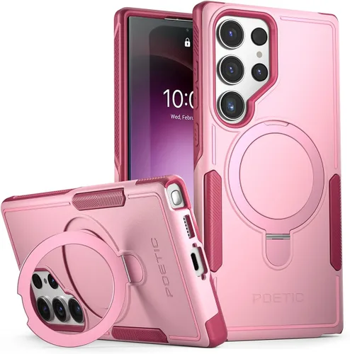 Poetic Neon MagPro - Funda diseñada para Samsung Galaxy S23 Ultra / S22 Ultra 5G de 6.8 pulgadas, [compatible con MagSafe] de doble capa resistente